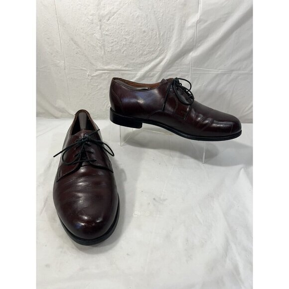 Bostonian Mens cherry Leather 10 W  style 20339 Lace Up  oxfords - Picture 7 of 14